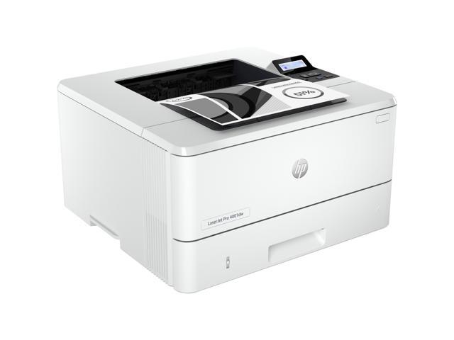 HP - LaserJet Pro 4001dw Wireless Black-and- Laser Printer - White - image 12
