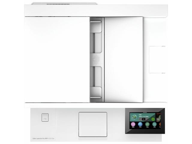 HP - LaserJet Pro 4301fdw Wireless AI-Enabled Color All-in-One Laser Printer - White/Blue - image 12