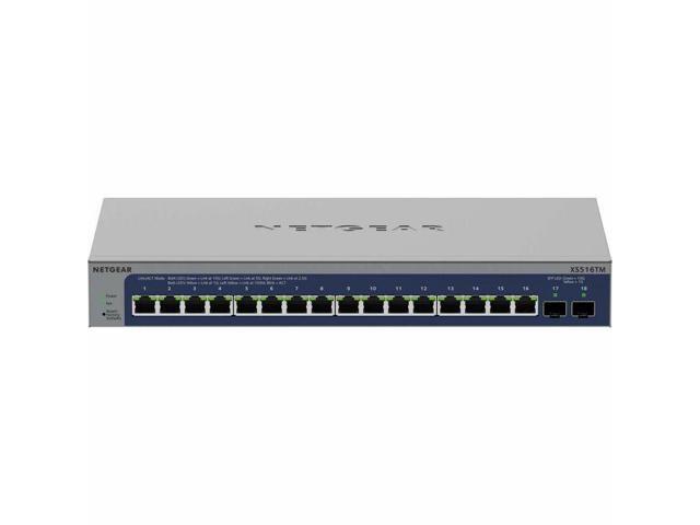 Netgear Smart S3600-XS516TM 16-Port Manageable 10 Gigabit Ethernet Smart Switch, XS516TM-100NAS