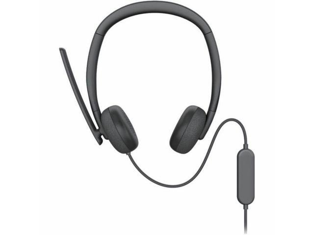 Dell Wired Headset - WH3024 - Stereo - USB Type C - Wired - 20 Hz - 20 kHz - On-ear, Over-the-head - Binaural - Ear-cup - 6.56 ft Cable -...