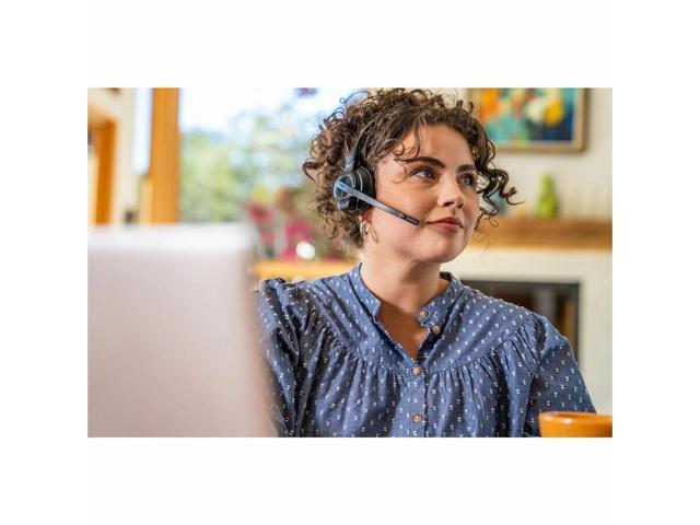 HP Savi 8210 UC DECT 1920-1930 MHz USB-A Headset - Mono - Wireless - Bluetooth/DECT - 590.6 ft - 20 Hz - 20 kHz - On-ear, Over-the-head - Monaural...