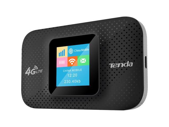 Tenda 4G185 Wi-Fi 4 IEEE 802.11n Cellular Modem/Wireless Router - 4G - DC-HSPA+, LTE, EDGE - 2.40 GHz ISM Band - 2 x Antenna(2 x Internal) - 18.75...