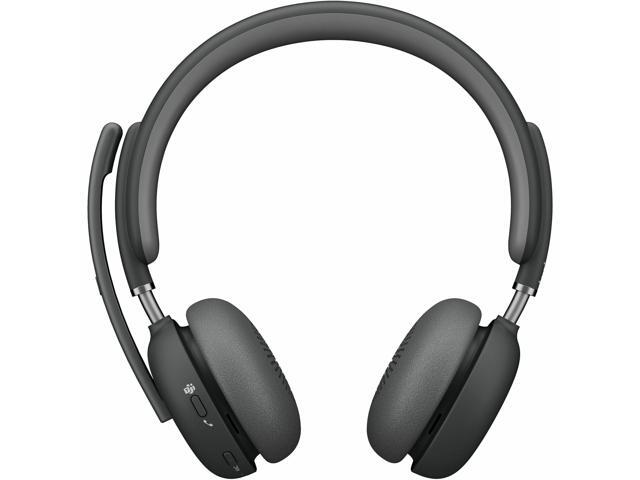 Logitech - Zone Wireless Bluetooth Over-the-Ear 2 Headset Teams Version with Receiver - Graphite - image 6