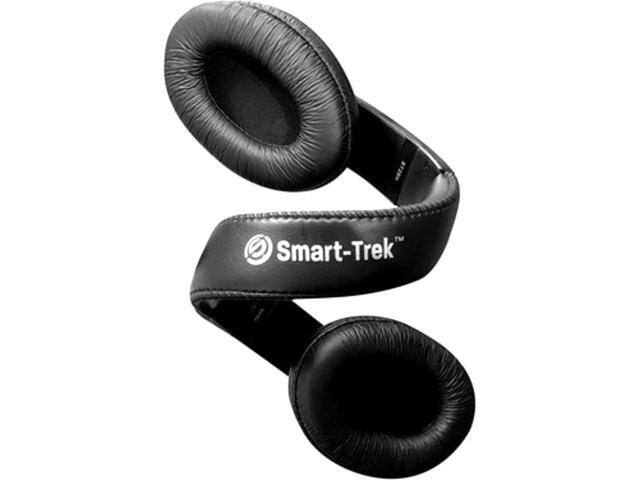 HamiltonBuhl ST1BKU Smart-Trek Deluxe Stereo Headphones with In-Line Volume Control and USB Plug - Black