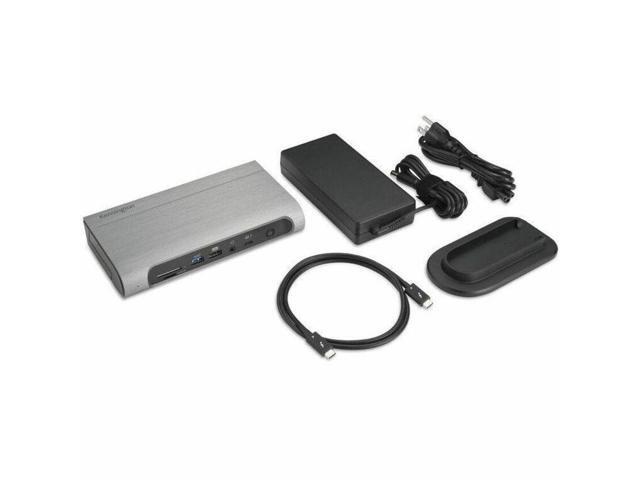 Kensington SD5800T Thunderbolt 4 and USB4 Quad 4K Display Docking Station, 100W Charging, 2 x HDMI, 2 x DP, 2.5G Ethernet, Card Readers, for...