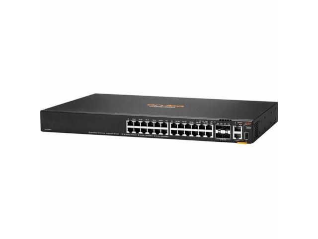 Aruba CX 6200F 24G 4SFP+ Switch - 24 Ports - Manageable - Gigabit Ethernet, 10 Gigabit Ethernet - 10/100/1000Base-T, 10GBase-X - 3 Layer Supported...