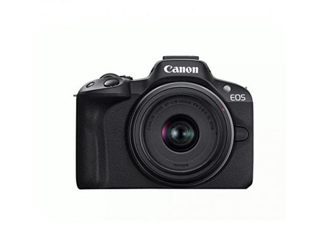 Canon - EOS R50 4K Video Mirrorless Camera 2 Lens Kit with RF-S18-45mm and RF-S55-210mm Lenses - Black - image 12