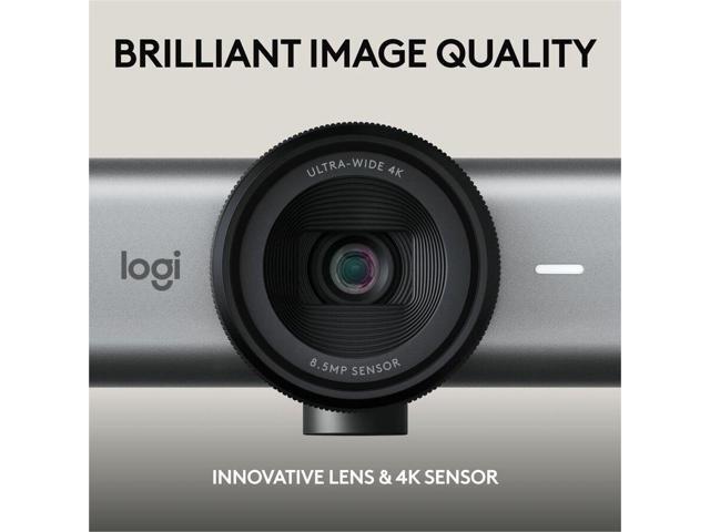 Logitech - MX Brio 705 4K Webcam with AI-powered Image Enhancement - Graphite - image 2