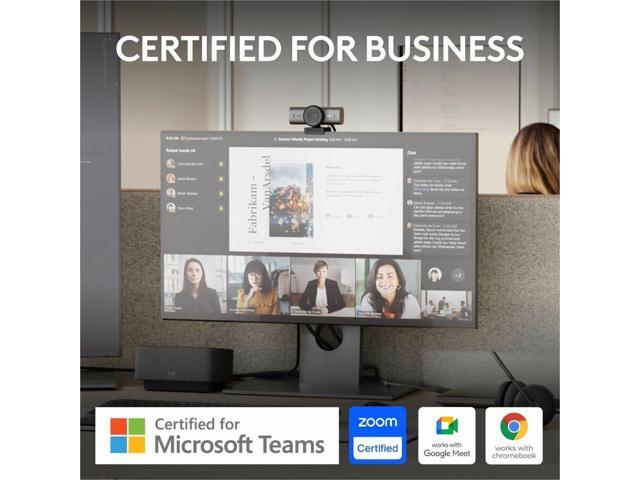 Logitech - MX Brio 705 4K Webcam with AI-powered Image Enhancement - Graphite - image 5