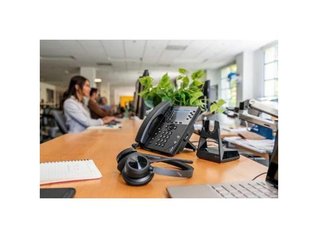 Poly Voyager 4320 USB-C with charge stand Headset - Siri, Google Assistant - Stereo - USB Type A, USB Type C - Wired/Wireless - Bluetooth - 164 ft...