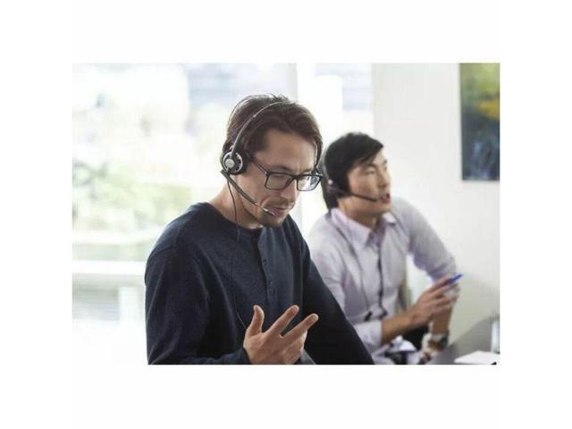 Poly EncorePro HW710 Headset - Mono - USB - Wired - Over-the-head - Monaural - Ear-cup - Noise Cancelling, Omni-directional Microphone - Noise...