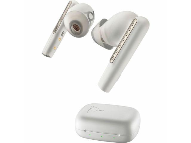 Poly Voyager Free 60 UC White Sand Earbuds +BT700 USB-C Adapter +Basic Charge Case - Siri, Google Assistant - Stereo - True Wireless - Bluetooth -...
