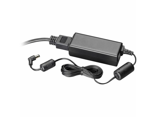 HP Poly Voice Poly 25W Power Supply Black 120 V AC Input 48 V DC Output 25 W Model 86P04AA#ABA