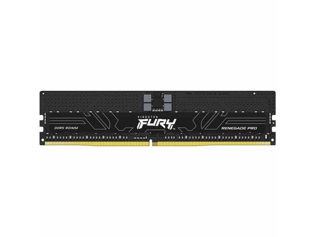 Kingston 128GB (4 x 32GB) DDR5 6400MT/s CL32 FURY Renegade Pro RDIMM Black EXPO - For Motherboard - 128 GB (4 x 32GB) - DDR5-6400/PC5-51200 DDR5...