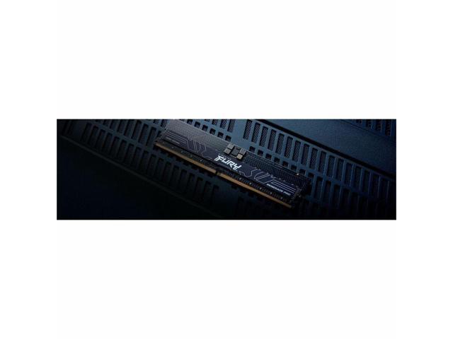 Kingston 128GB (4 x 32GB) DDR5 6400MT/s CL32 FURY Renegade Pro RDIMM Black EXPO - For Motherboard - 128 GB (4 x 32GB) - DDR5-6400/PC5-51200 DDR5...