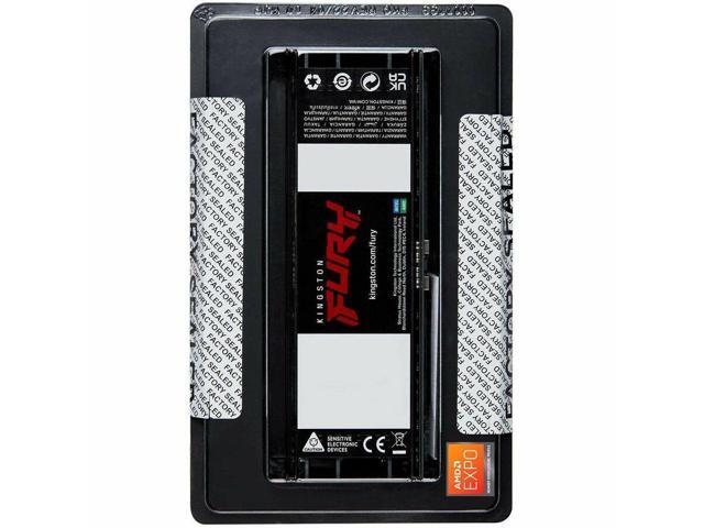 Kingston 128GB (4 x 32GB) DDR5 6400MT/s CL32 FURY Renegade Pro RDIMM Black EXPO - For Motherboard - 128 GB (4 x 32GB) - DDR5-6400/PC5-51200 DDR5...