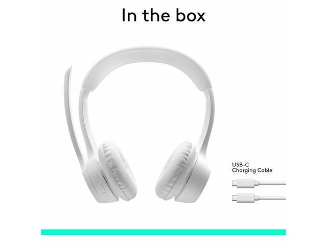 Logitech Zone 300 Wireless Bluetooth Headset With Noise-Canceling Microphone, Compatible with Windows, Mac, Chrome, Linux, iOS, iPadOS, Android...