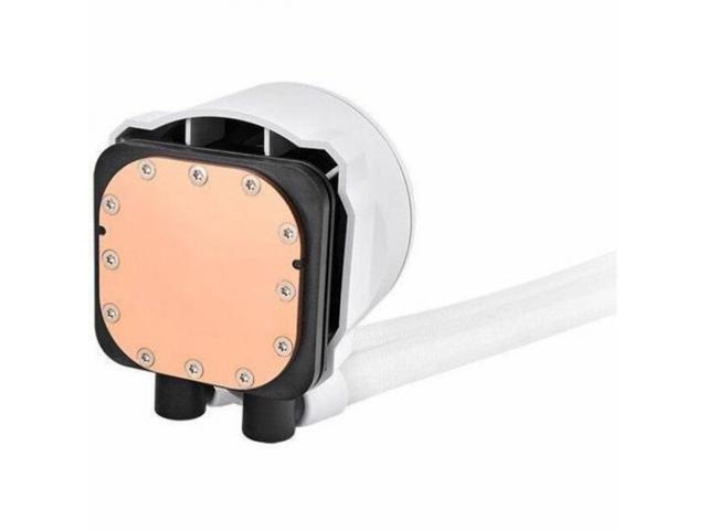 Thermaltake - TH360 V2 ARGB Sync 360mm AIO Liquid Cooler (3x 120mm ARGB PWM Fans) with Mirror Rotating Cap Design - White - image 7