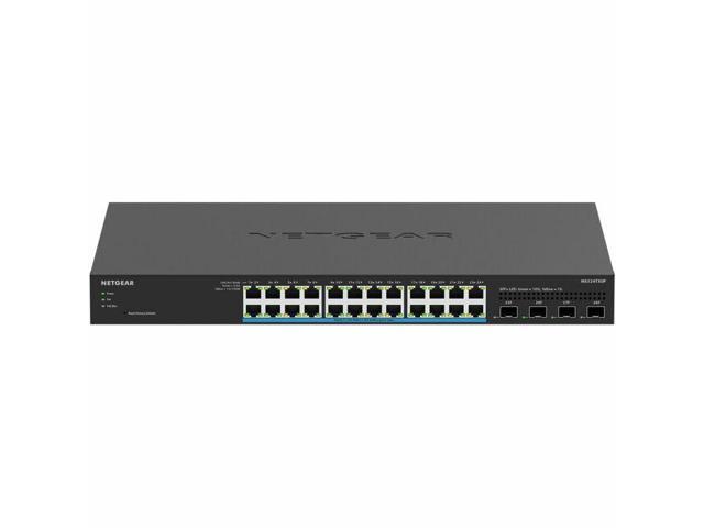 NETGEAR 24-Port Multi-Gigabit (2.5G) Ethernet Ultra60 PoE++ Smart Switch with 4 SFP+ Ports MS324TXUP
