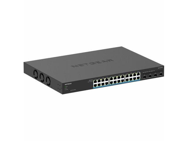 NETGEAR 24-Port Multi-Gigabit (2.5G) Ethernet Ultra60 PoE++ Smart Switch with 4 SFP+ Ports MS324TXUP