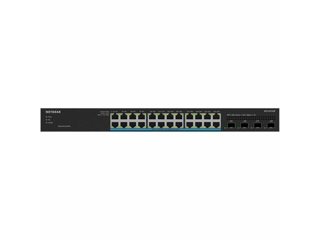 NETGEAR 24-Port Multi-Gigabit (2.5G) Ethernet Ultra60 PoE++ Smart Switch with 4 SFP+ Ports MS324TXUP