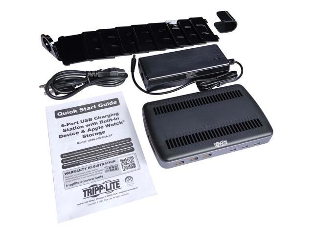 Tripp Lite 6-Port USB-A/C Charging and Storage Station U280006C3AST