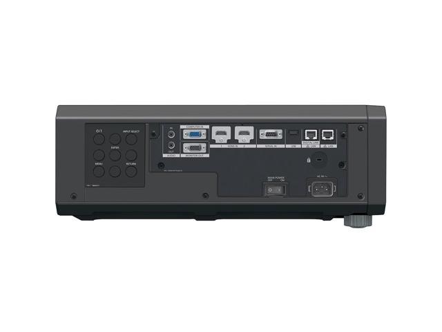 Panasonic 6,000 lm PT-FRQ60U 1-Chip DLP 4K Laser Projector - Black