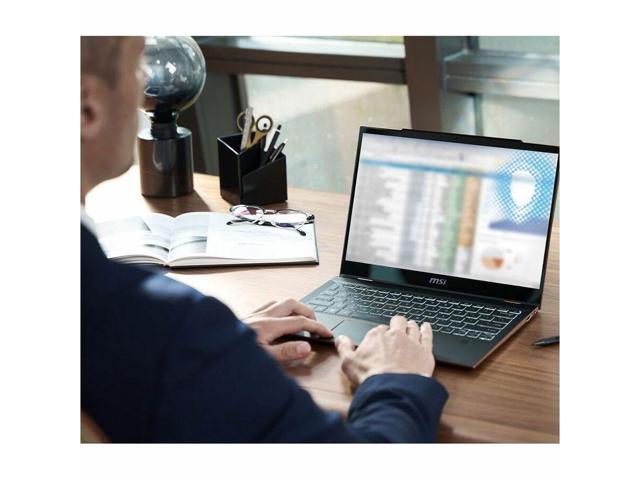 MSI - Summit E13 AI Evo A1M 2-in-1 13.3" Touch Screen Laptop - Intel Core Ultra 7 with 32GB Memory - 1 TB SSD - Ink Black, Black - image 3