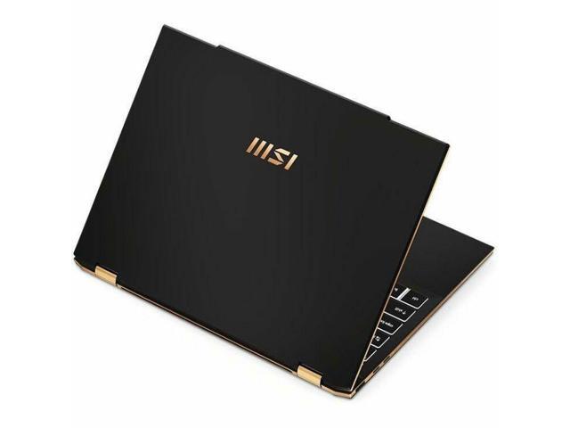 MSI - Summit E13 AI Evo A1M 2-in-1 13.3" Touch Screen Laptop - Intel Core Ultra 7 with 32GB Memory - 1 TB SSD - Ink Black, Black - image 4