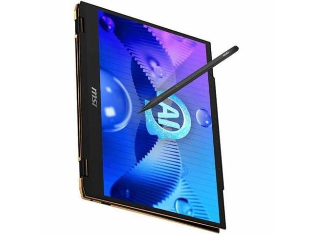 MSI - Summit E13 AI Evo A1M 2-in-1 13.3" Touch Screen Laptop - Intel Core Ultra 7 with 32GB Memory - 1 TB SSD - Ink Black, Black - image 8