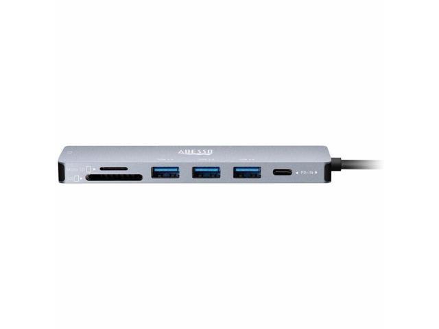 Adesso AUH-4025 Docking Station - for Notebook/Flash Drive/Memory Card Reader/Monitor/Tablet/Smartphone - Charging Capability - Memory Card Reader...