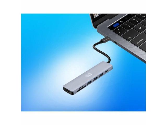 Adesso AUH-4025 Docking Station - for Notebook/Flash Drive/Memory Card Reader/Monitor/Tablet/Smartphone - Charging Capability - Memory Card Reader...