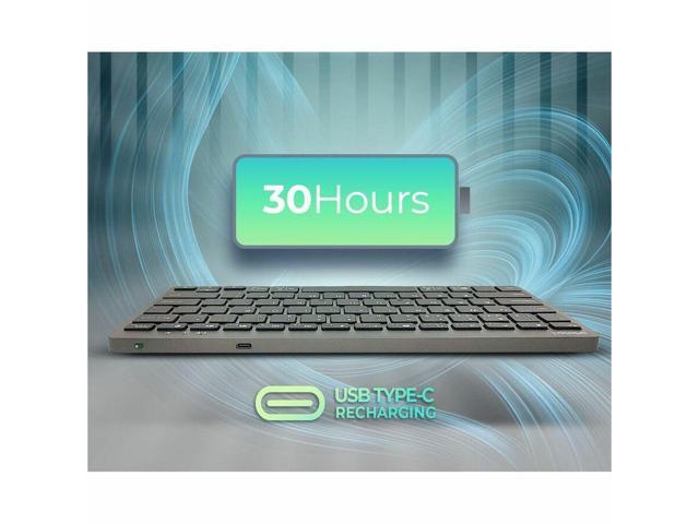 Adesso EasyTouch Bluetooth Wireless Keyboard with CoPilot AI Hotkey - Black - image 6