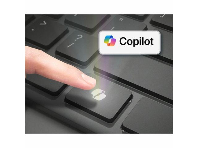 Adesso EasyTouch Bluetooth Wireless Keyboard with CoPilot AI Hotkey - Black - image 2