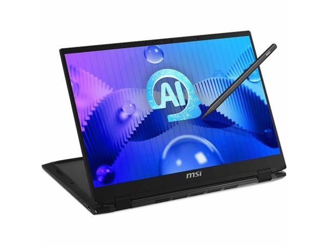 MSI - Summit E16 AI Evo A1M 2-in-1 16" Touch Screen Laptop - Intel Core Ultra 7 with 32GB Memory - 1 TB SSD - Ink Black, Black - image 5