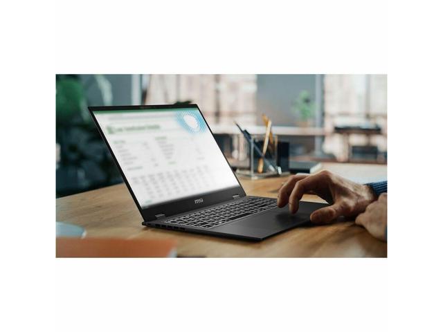 MSI - Prestige 16 AI Evo B1MG 16" Laptop - Intel Core Ultra 7 with 32GB Memory - 1 TB SSD - Stellar Gray, Gray - image 8