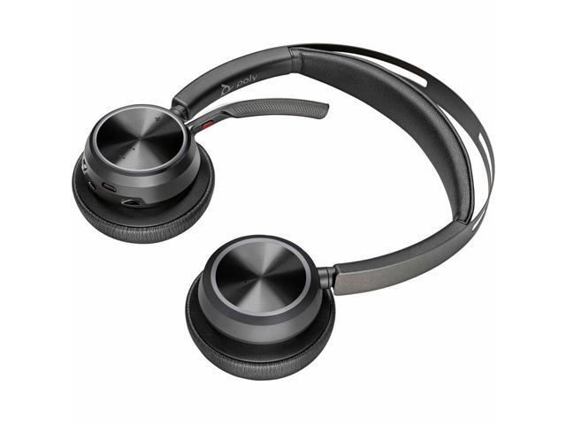Poly Voyager Focus 2 USB-C-C Headset + USB-C/A Adapter - Google Assistant, Siri - Stereo - USB Type C - Wired/Wireless - Bluetooth - 298.6 ft -...