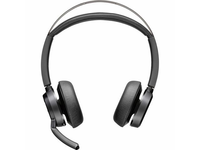 Poly Voyager Focus 2 USB-C-C Headset + USB-C/A Adapter - Google Assistant, Siri - Stereo - USB Type C - Wired/Wireless - Bluetooth - 298.6 ft -...