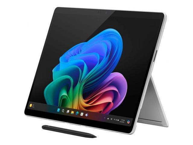 Microsoft - Surface Pro - Copilot+ PC - 13” OLED Touchscreen - Snapdragon X Elite - 32GB Memory - 1TB SSD - Device Only (11th Ed) - Platinum - image 5