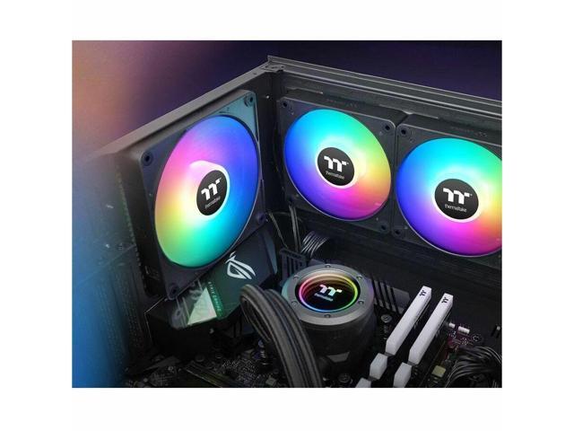 Thermaltake CT140 EX ARGB Sync PC Cooling Fan 3-Fan Pack 3 Pack CLF182PL14SWA