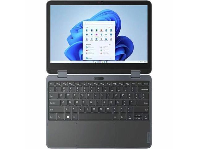 Lenovo 82VM000PUS 11.6' Touchscreen Convertible 2 in 1 Notebook - HD - Intel N100 - 8 GB - 128 GB SSD - English Keyboard - Slate Gray - Intel Chip...