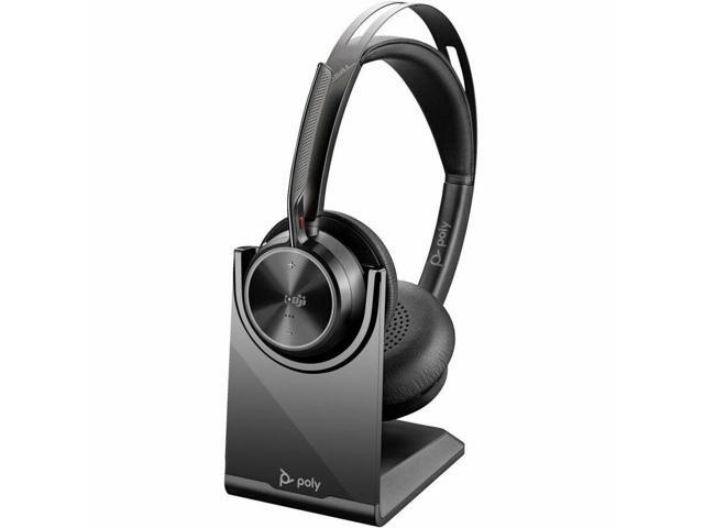 Poly Voyager Focus 2 Headset - Microsoft Teams Certification - Google Assistant, Siri - Stereo - USB Type C - Wired/Wireless - Bluetooth - 298.6 ft...