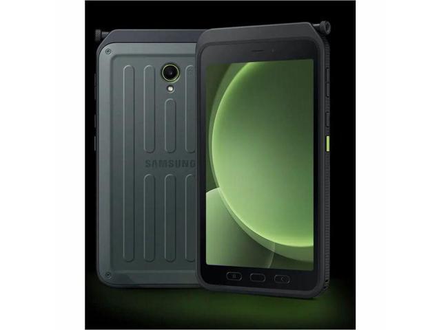 Samsung Galaxy Tab Active5 5G SM-X308U Rugged Tablet - 8' Display - 2.40 GHz + 2 GHz CPU - 6 GB - 128 GB Storage - 5G - Green (SM-X308UZGTN14)