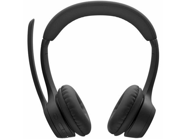 Logitech - Zone 305 Wireless Bluetooth Noise Cancelling Over-the-Ear Headset UC Version with Receiver - Black - image 2