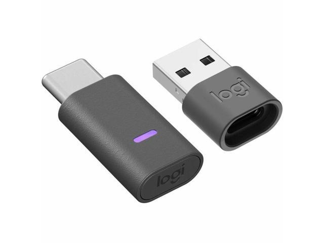 Logitech - Zone 305 Wireless Bluetooth Noise Cancelling Over-the-Ear Headset UC Version with Receiver - Black - image 3