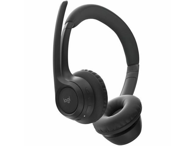 Logitech - Zone 305 Wireless Bluetooth Noise Cancelling Over-the-Ear Headset UC Version with Receiver - Black - image 4