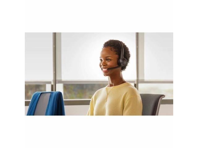Logitech - Zone 305 Wireless Bluetooth Noise Cancelling Over-the-Ear Headset UC Version with Receiver - Black - image 5
