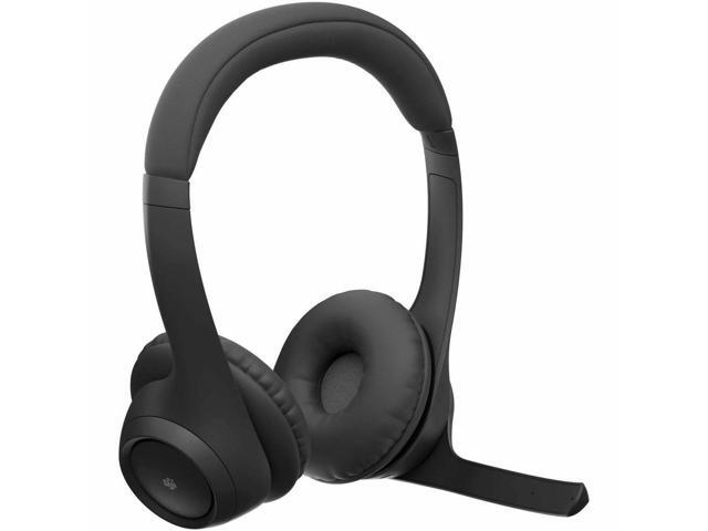 Logitech - Zone 305 Wireless Bluetooth Noise Cancelling Over-the-Ear Headset UC Version with Receiver - Black - image 7