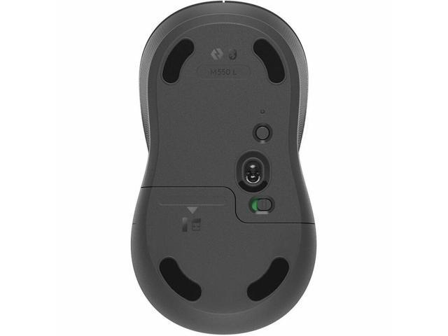 Logitech - Signature M550 L Full Size Wireless Bluetooth Optical Ambidextrous Mouse with Silent Clicks - Wireless - Graphite - image 6