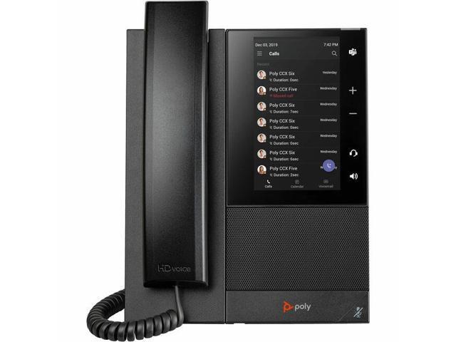 Poly CCX 500 IP Phone Corded Corded/Cordless Bluetooth Desktop Black 849A4AA